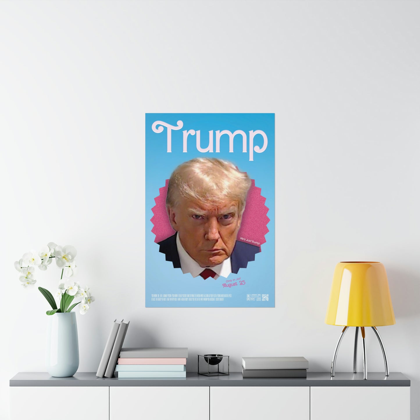 KMDesigns Barbie Trump Poster