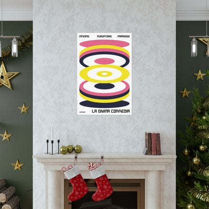 KMDesigns The Divine Comedy Abstract Poster