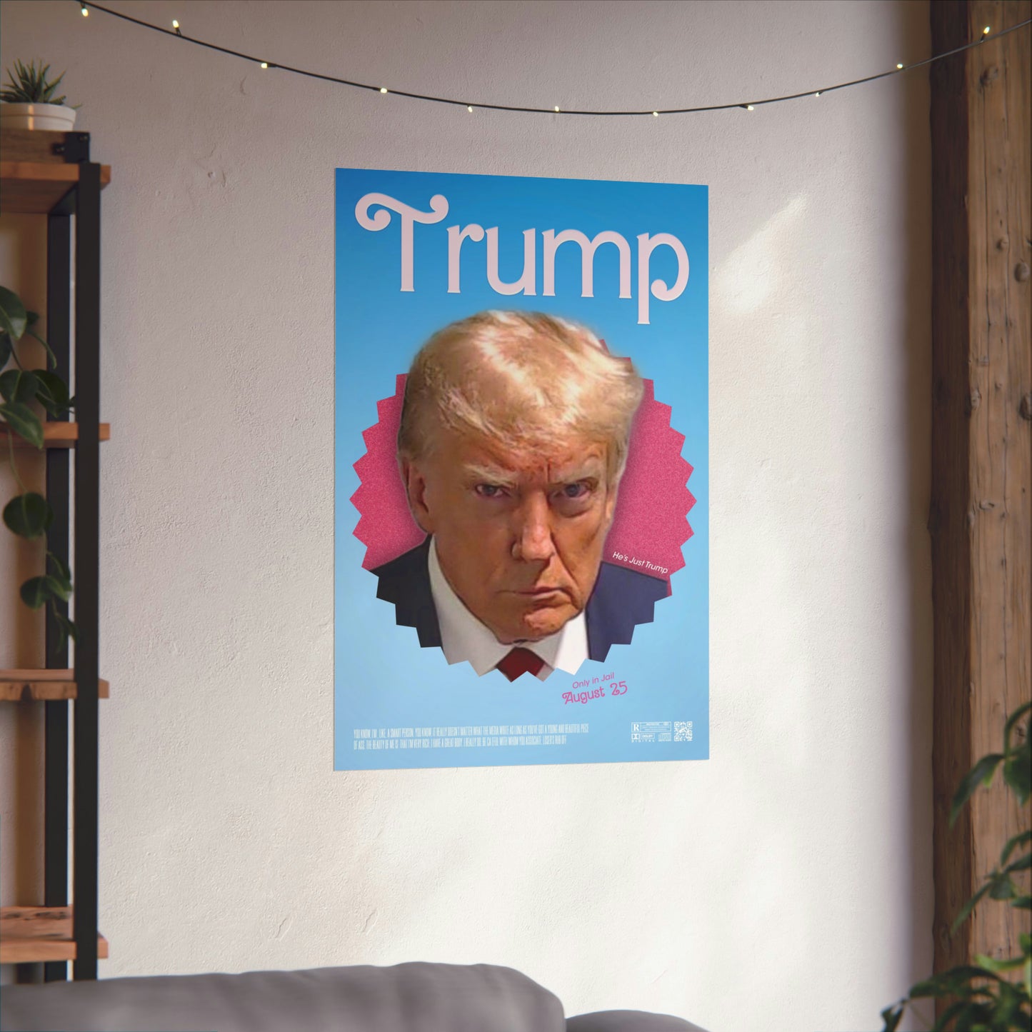 KMDesigns Barbie Trump Poster