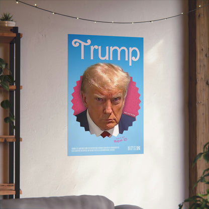 KMDesigns Barbie Trump Poster