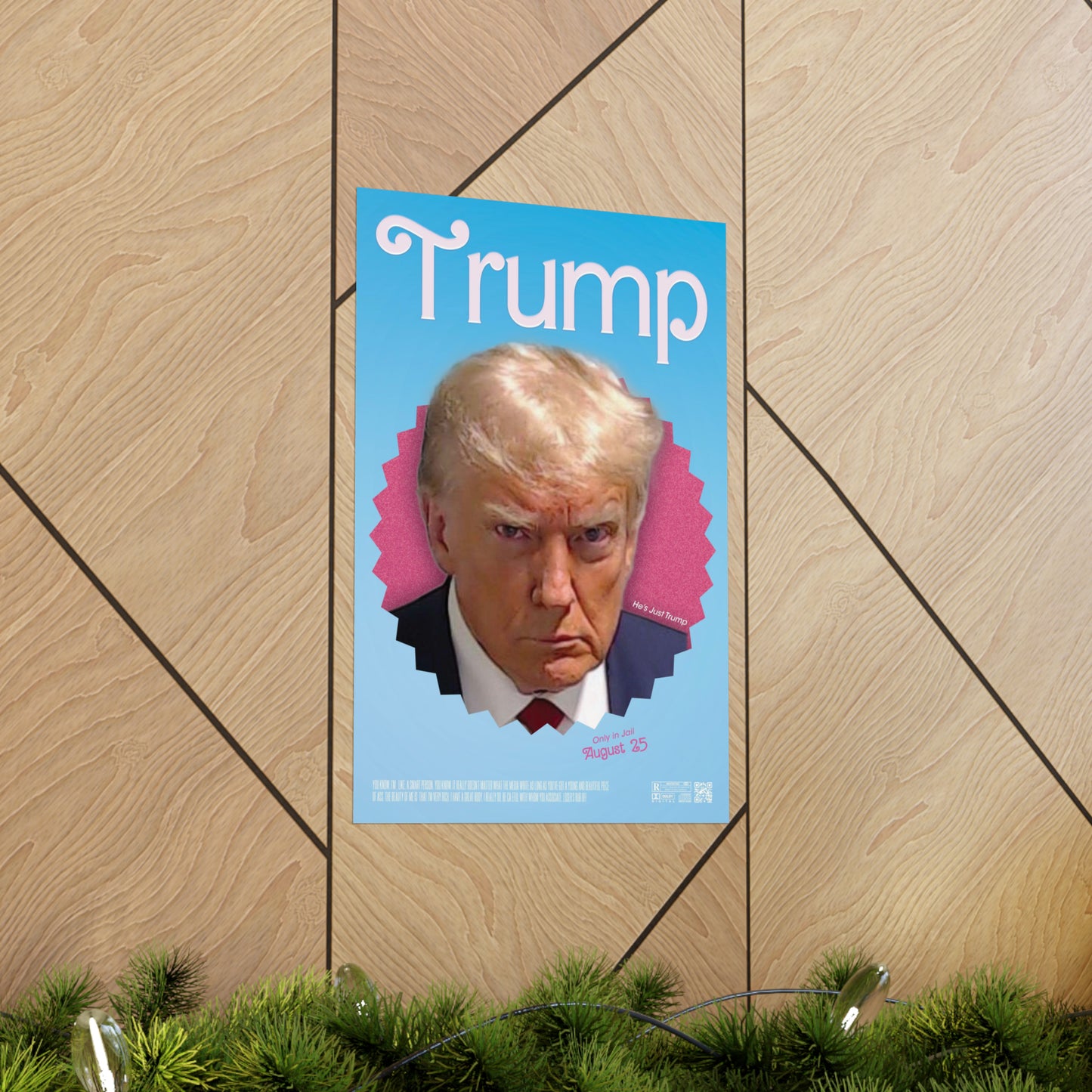 KMDesigns Barbie Trump Poster