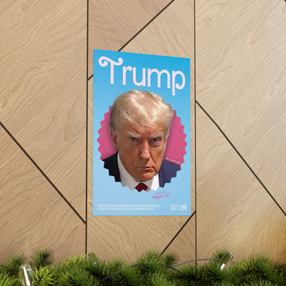KMDesigns Barbie Trump Poster