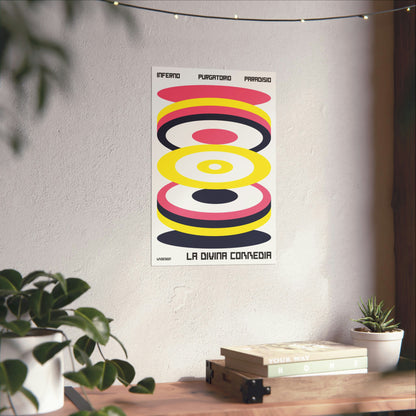 KMDesigns The Divine Comedy Abstract Poster