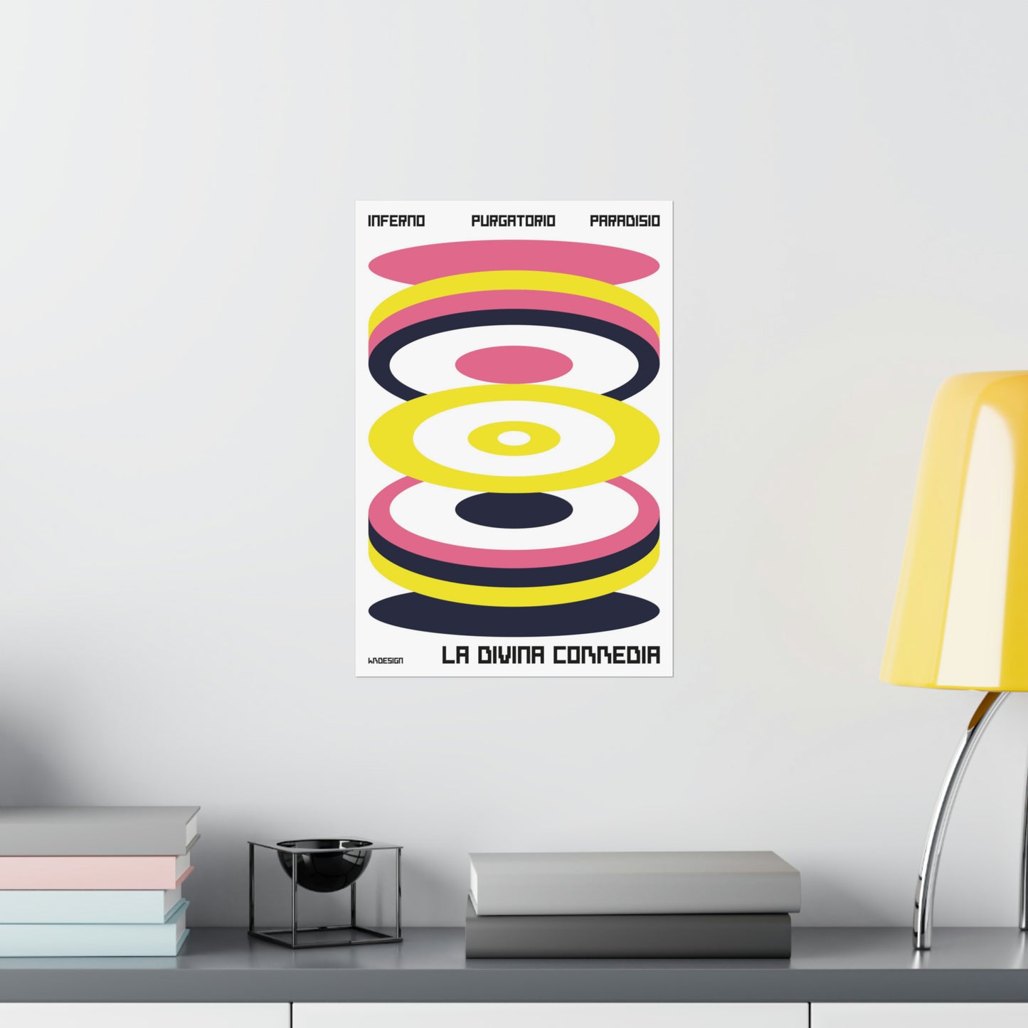 KMDesigns The Divine Comedy Abstract Poster
