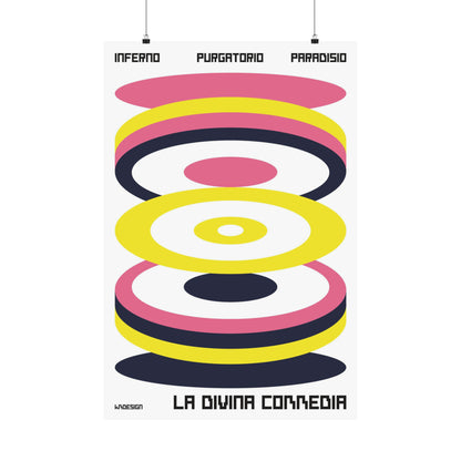 KMDesigns The Divine Comedy Abstract Poster