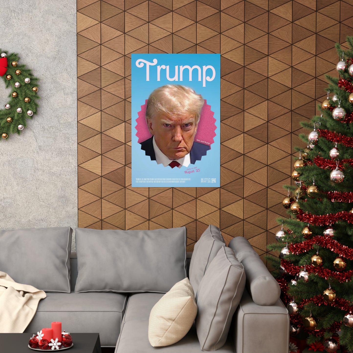 KMDesigns Barbie Trump Poster