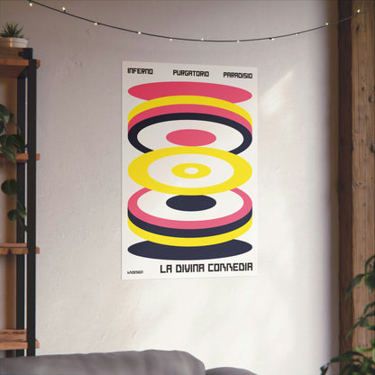 KMDesigns The Divine Comedy Abstract Poster
