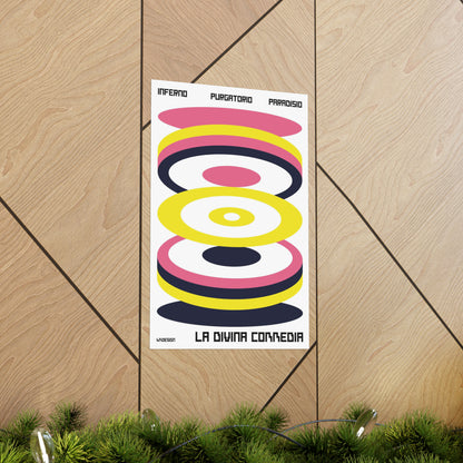 KMDesigns The Divine Comedy Abstract Poster