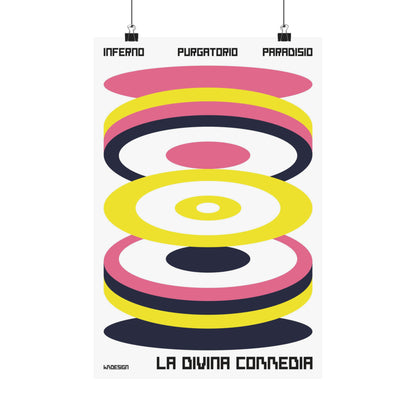 KMDesigns The Divine Comedy Abstract Poster