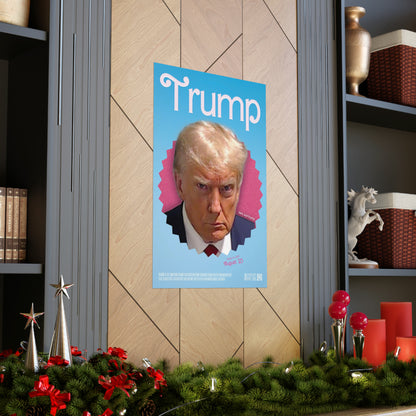 KMDesigns Barbie Trump Poster