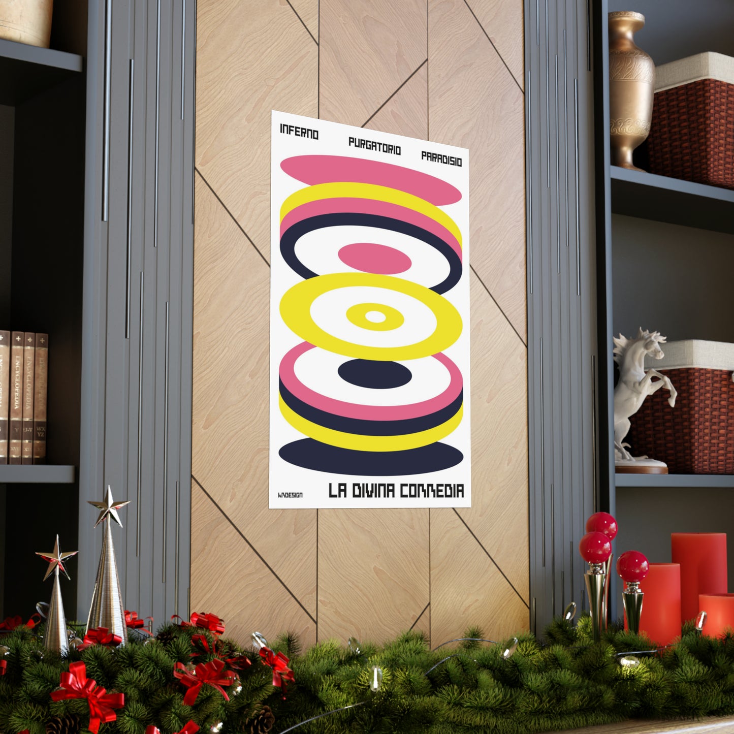 KMDesigns The Divine Comedy Abstract Poster