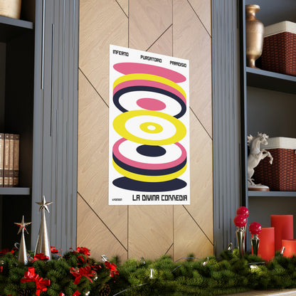 KMDesigns The Divine Comedy Abstract Poster