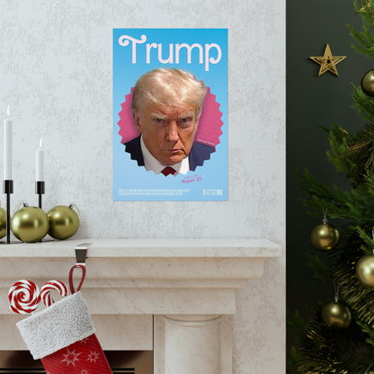 KMDesigns Barbie Trump Poster