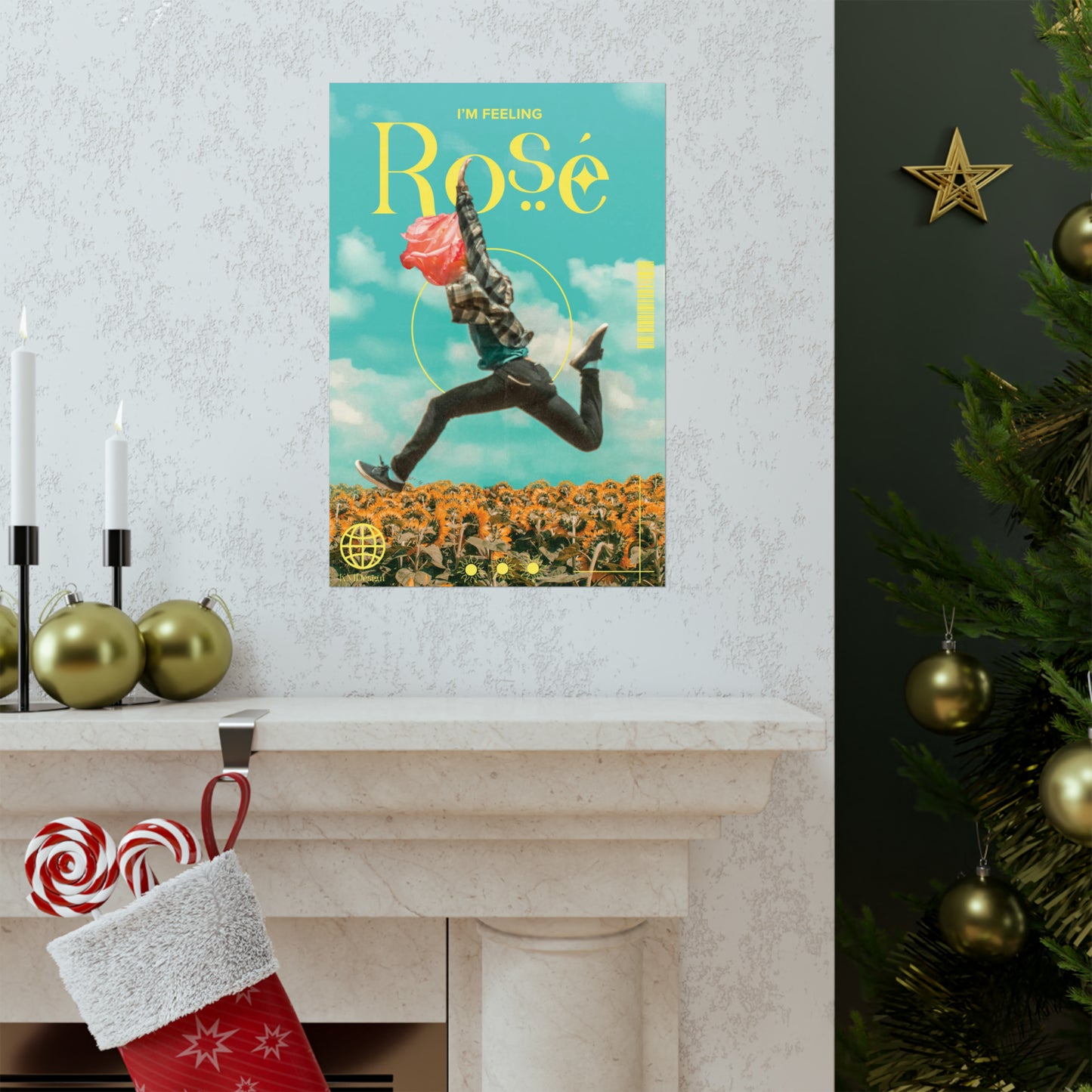 KMDesigns Rose Poster