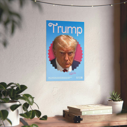 KMDesigns Barbie Trump Poster