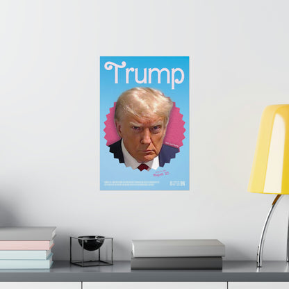 KMDesigns Barbie Trump Poster