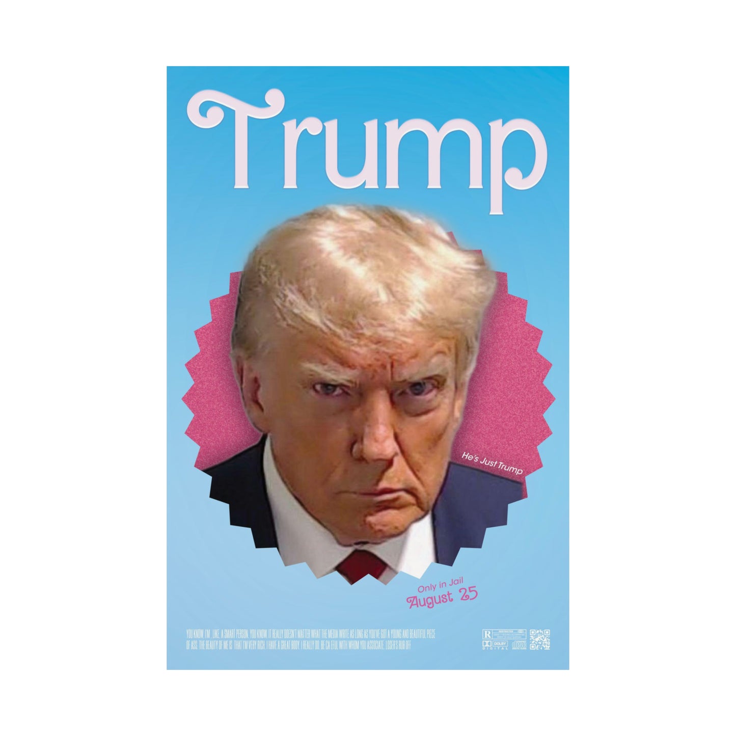 KMDesigns Barbie Trump Poster