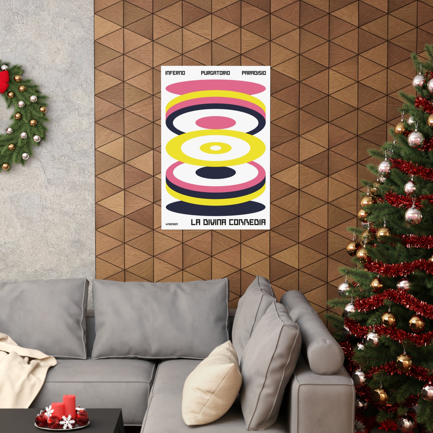 KMDesigns The Divine Comedy Abstract Poster